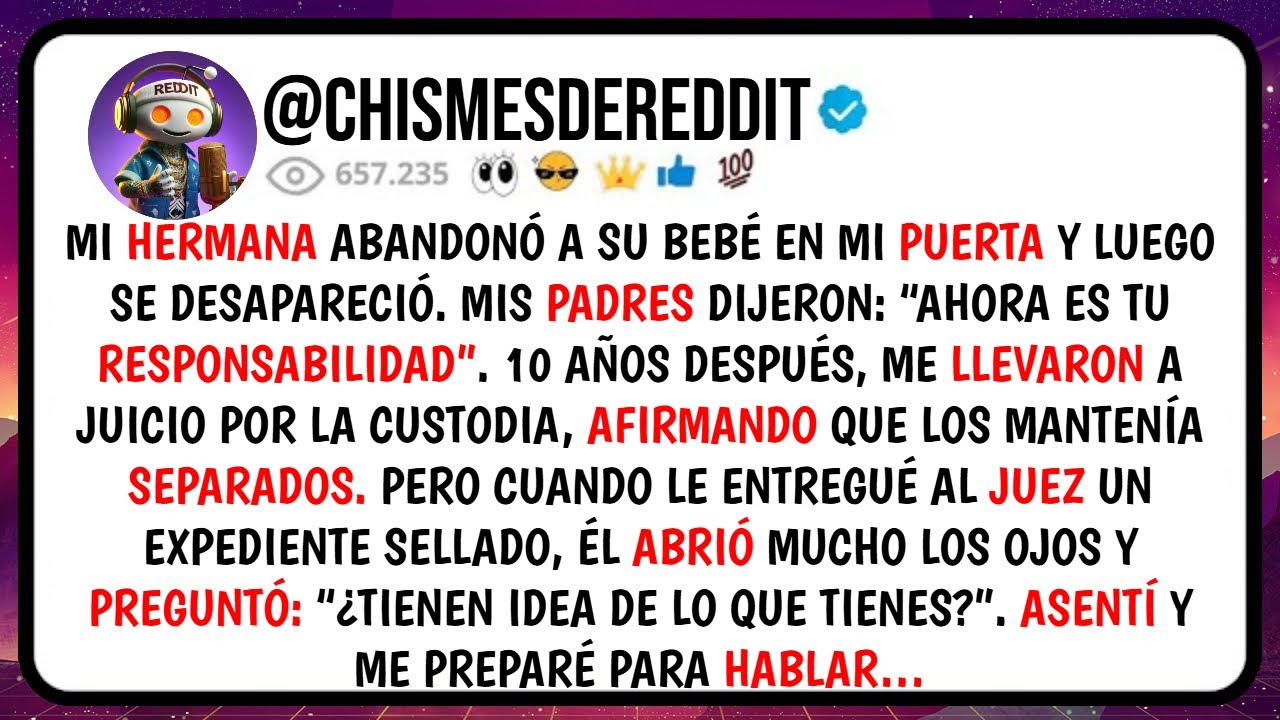 Mi HERMANA Abandonó a su BEBÉ en Mi Puerta y Luego se DESAPARECIÓ. Mis Padres Dijeron: 