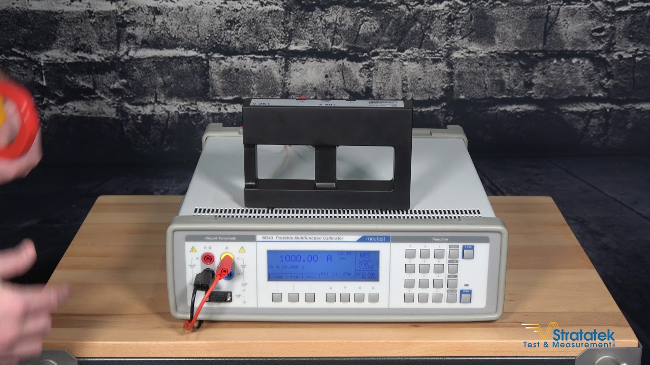 Stratatek Product Profiles | Meatest 140-50 Current Coil For Clamp Meter Calibration 1500A