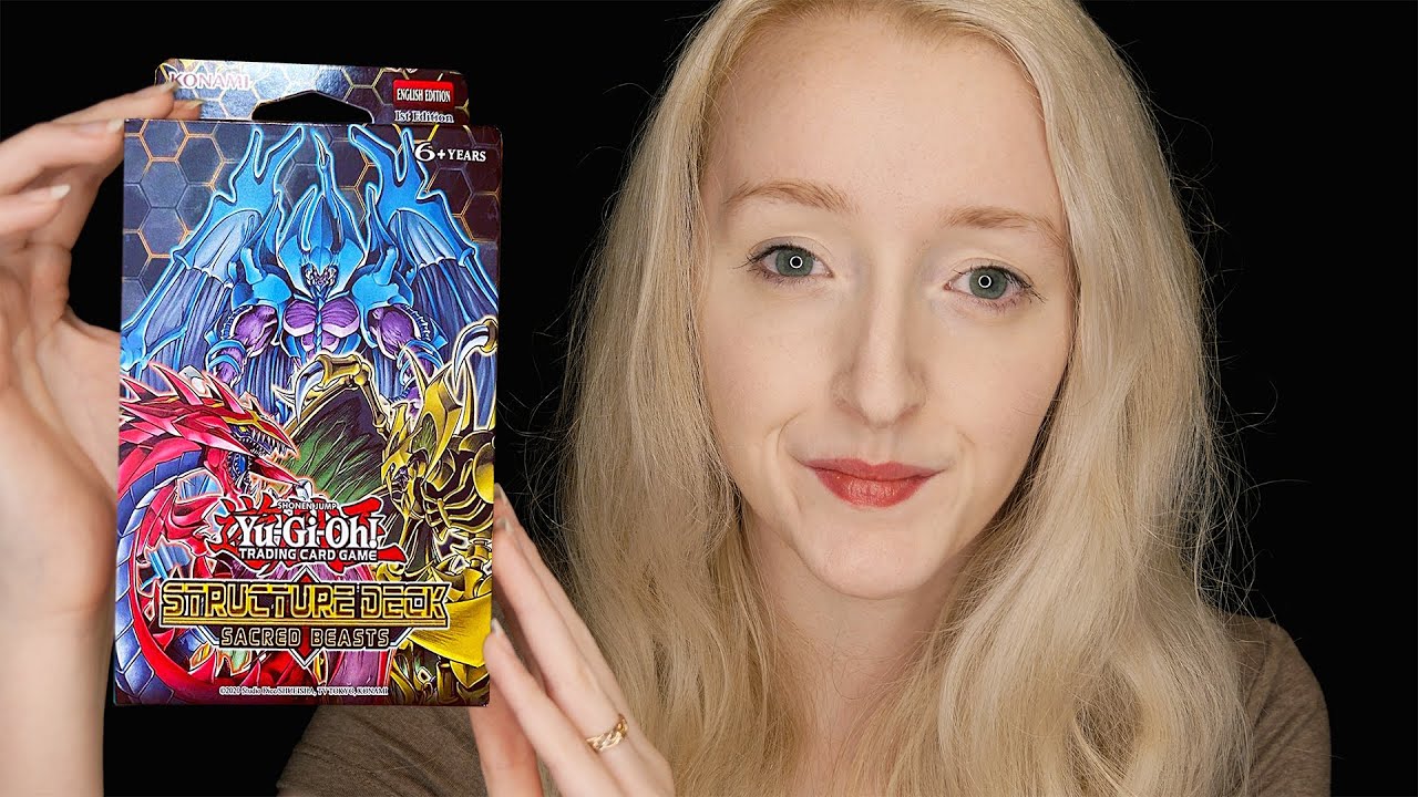 ASMR Yu-Gi-Oh Deck Unboxing | Sacred Beasts