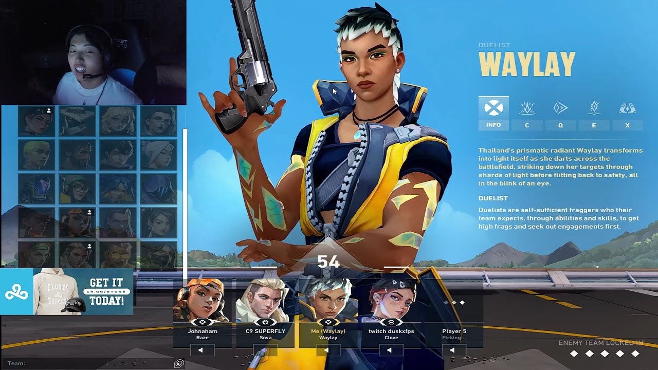 CORRODE! WAYLAY IS OP! C9 OXY WAYLAY VALORANT RANKED GAMEPLAY