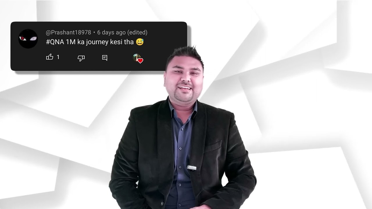 1 Million Special QNA Video Hitesh Nagar | 1Million QNA | 1Million Journey | सफ़र &zwj;