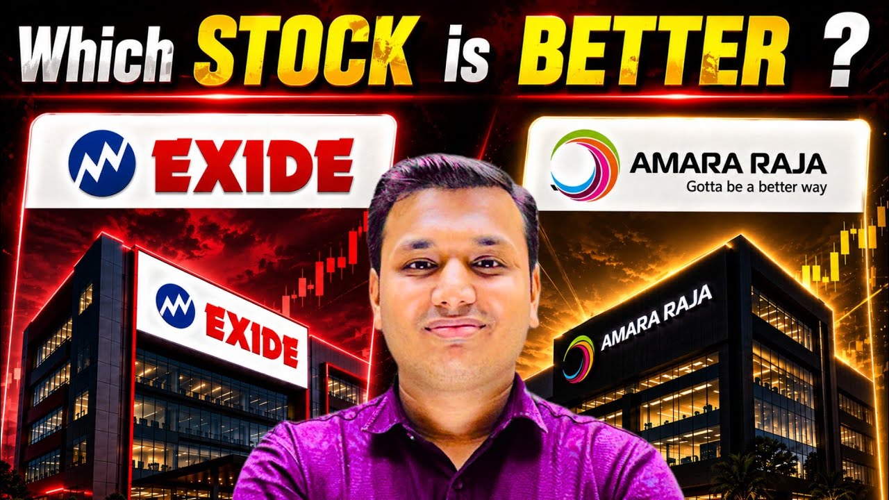 Exide & Amara Raja - Ready For A Big Move? | Exide vs Amara Raja Complete Analysis | SEBI Registered