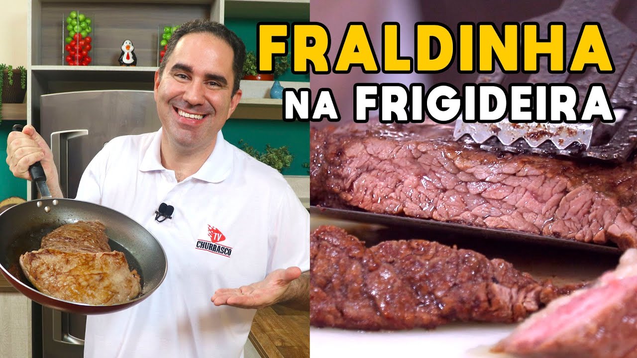 Como Fazer Fraldinha na Frigideira - Tv Churrasco