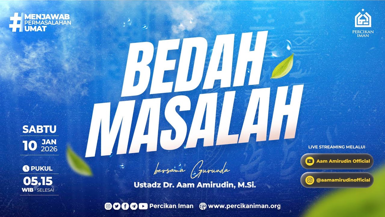 Bedah Masalah I Sabtu, 10 Januari 2026
