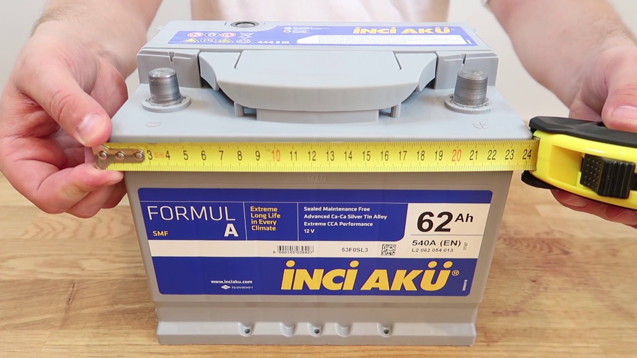 Аккумулятор Inci Aku 62R: обзор аккумулятора