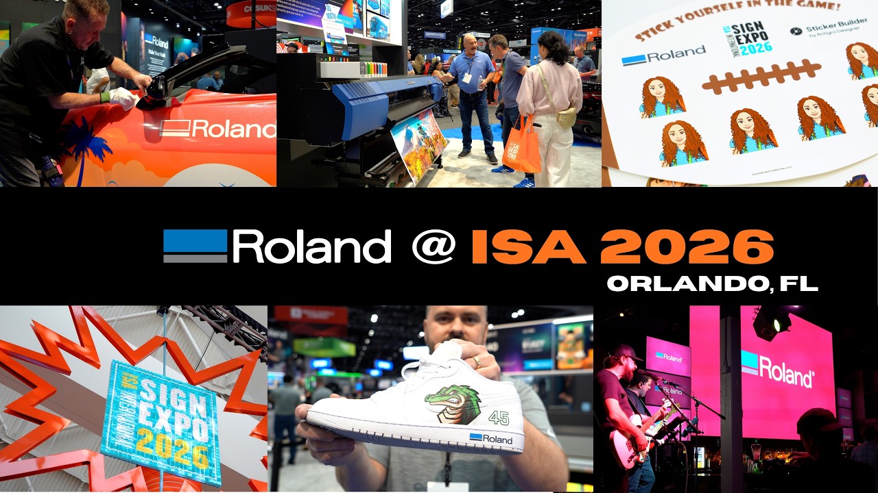 Roland DGA at ISA Expo 2026: VG4, LO-640 & &ldquo;Make Your Mark&rdquo; Launch