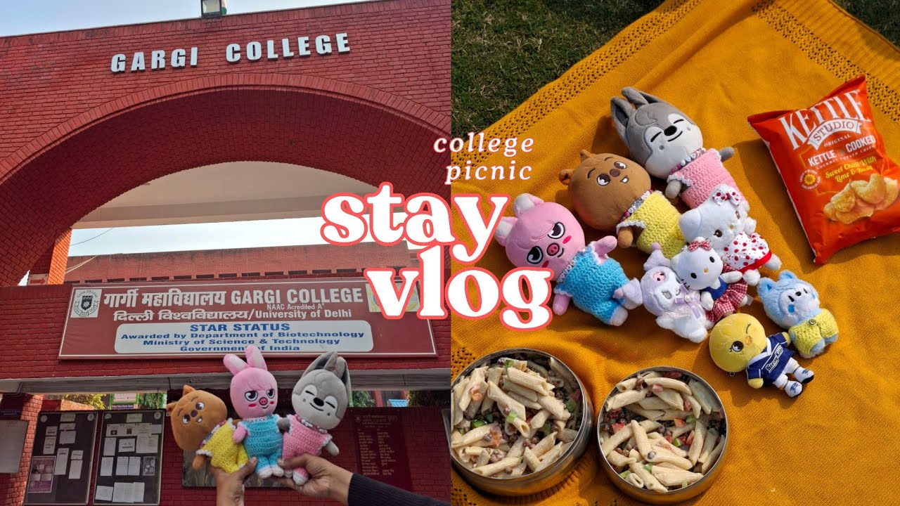 Gargi picnic vlog / college student diaries / day in the life of a DU student