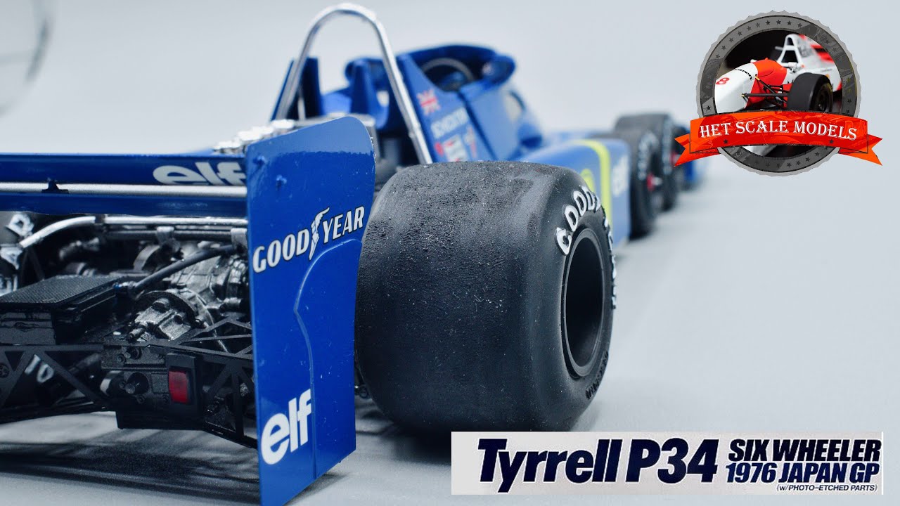 Tyrrell P34 Six Wheeler 1976 Japan GP Scale Model by Tamiya in 1/20  #4
