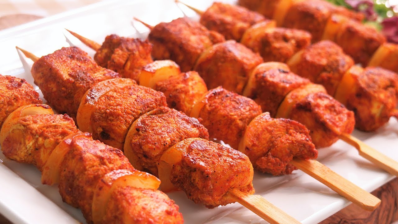 Pinchos o Brochetas de Pollo | La Receta de mi Padre