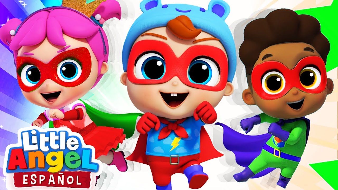 Canción De Superhéroe 💫 | Canciones Infantiles | Little Angel Español