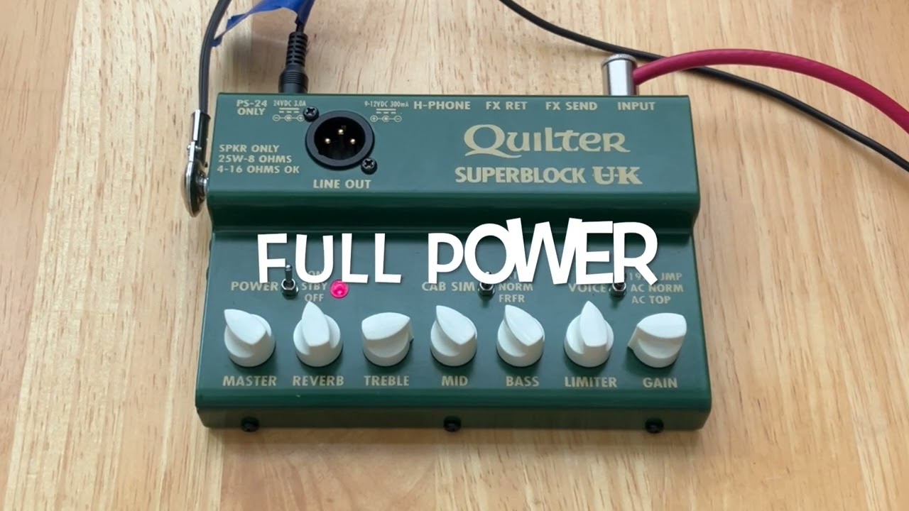 Quilter SuperBlock UK Is a GREAT Amp!