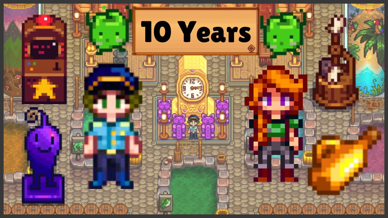 I Spent 10 YEARS in Stardew Valley | Farm Tour