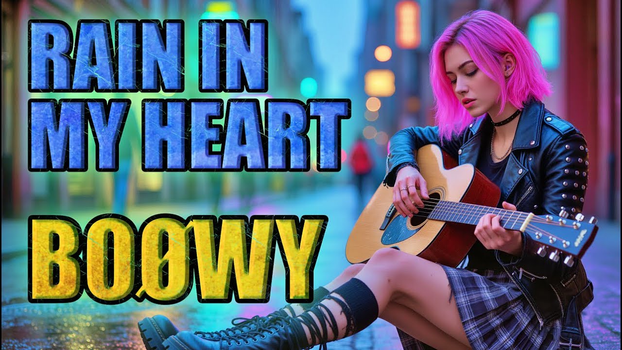 🤔『RAIN IN MY HEART／BOØWY』😀【AIが歌う名曲】#BOØWY#BOOWY#氷室京介#HIMURO
