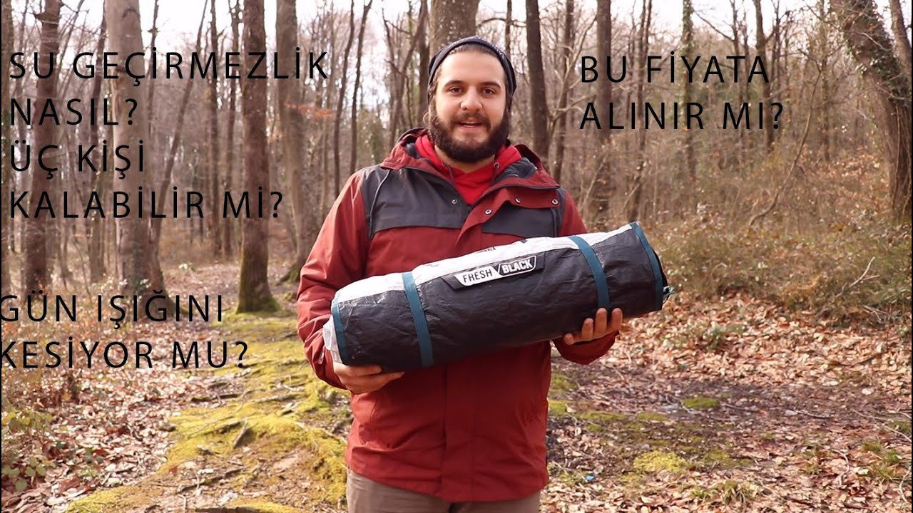 Decathlon MH100 Fresh&Black 3 kişilik Çadır İnceleme, uzun dönem test, su ve güneş geçiriyor mu?
