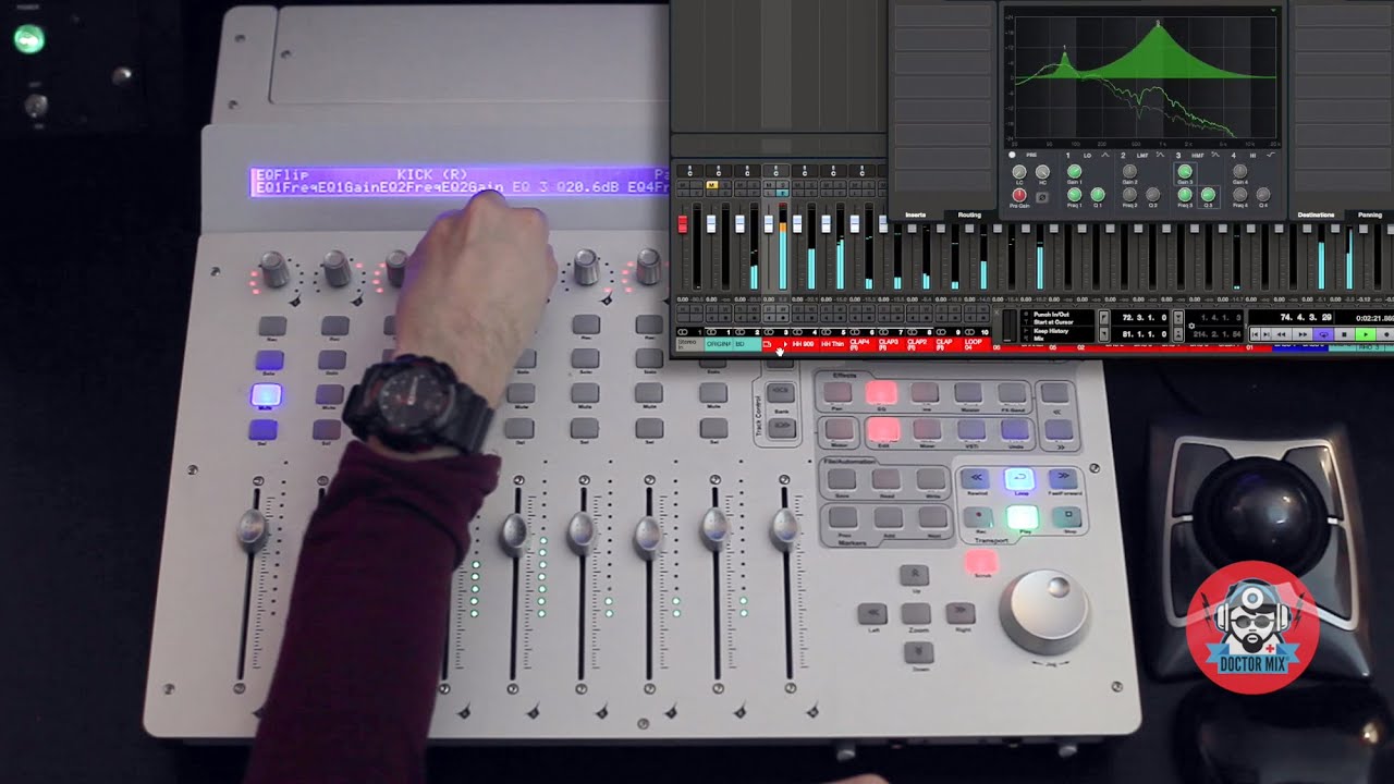 Icon QCon Control Surface In Action