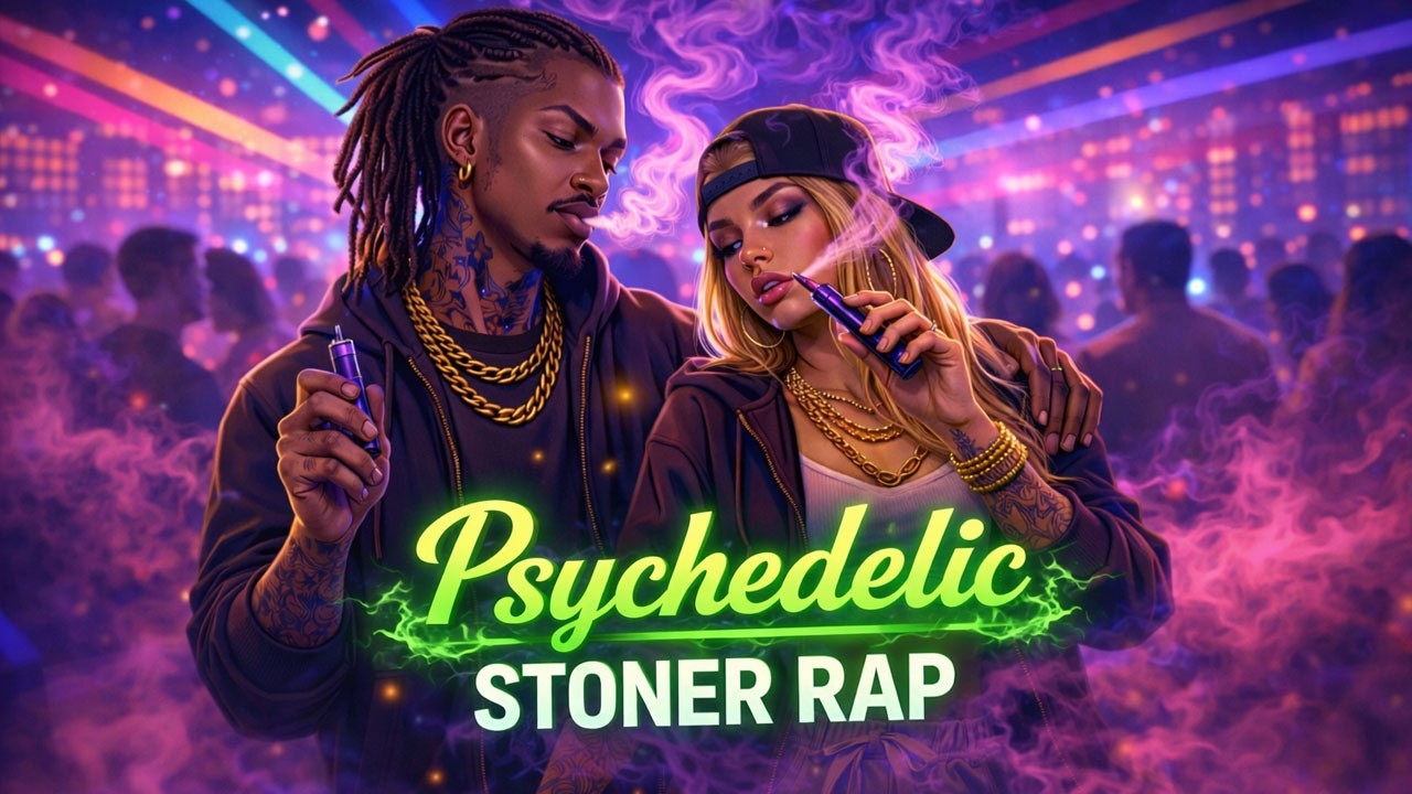 Psychedelic Stoner Rap 🌌💨 – Neon Night Chill Vibes #420music #stonerrap #psychedelicbeat #chillrap