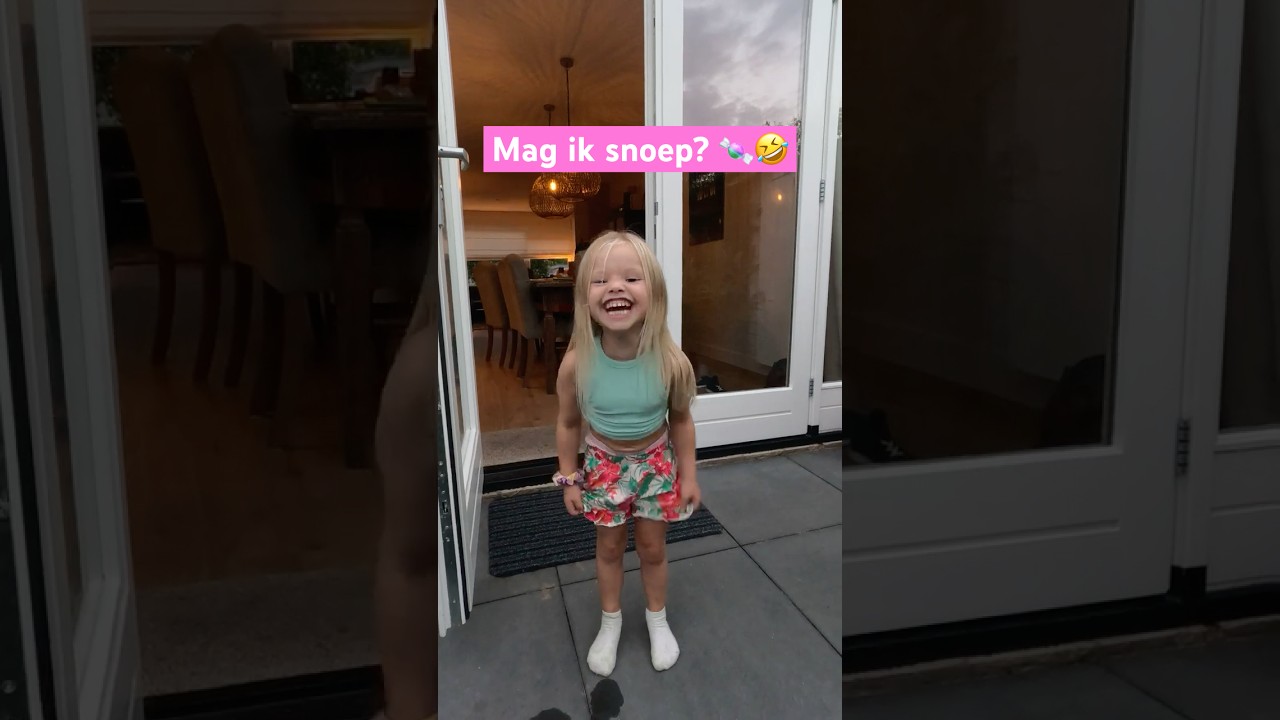 MAG IK SNOEP? 🍬 MAG IK DRINKEN? 🥤#kinderen #grappig #kidsvideo #shorts  #lol #shortsfeed #lachen