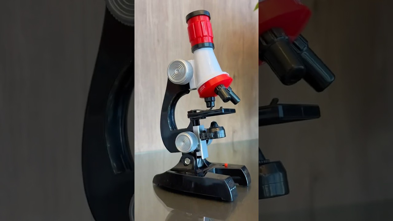 Microsc&oacute;pio Educacional 100X-1200X | Certificado pelo INMETRO 🔍