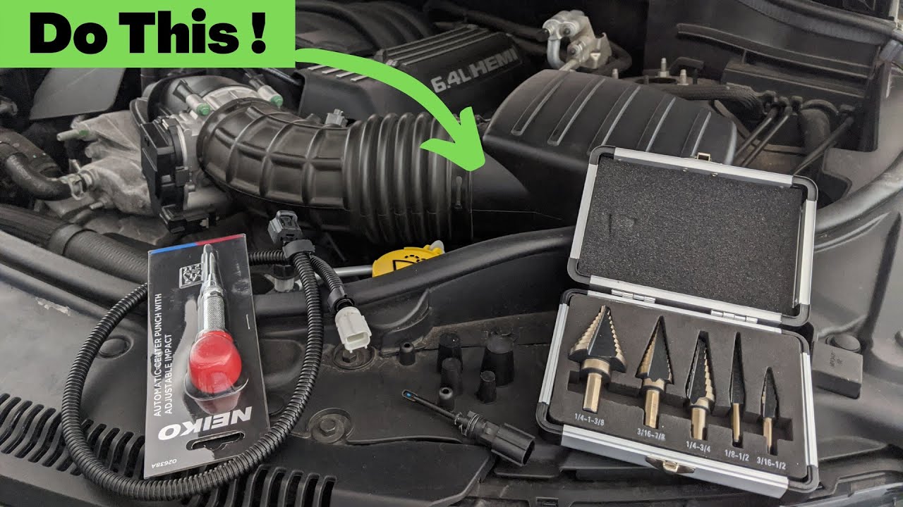 Как легко переместить датчик температуры воздуха на впуске для SRT