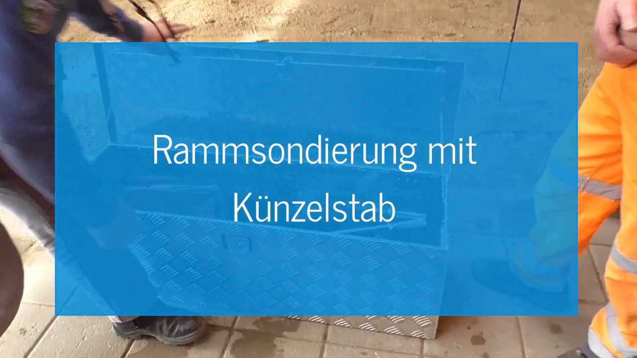 Leichte Rammsonde - Künzelstab