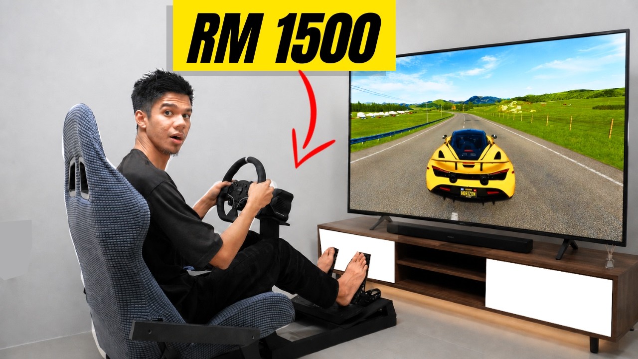 Aku Build RACING SIM RM 1500 dan ini hasilnya!