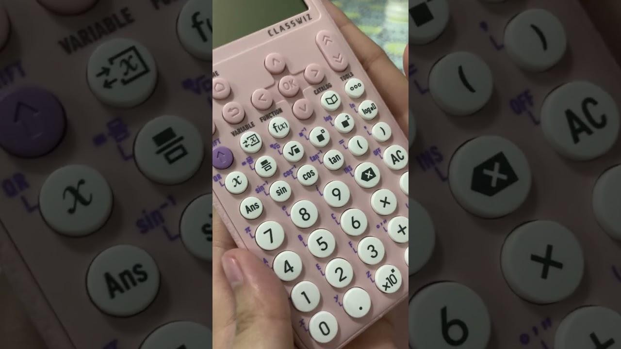 unboxing Casio Scientific Calculator FX991CW - pink calculator