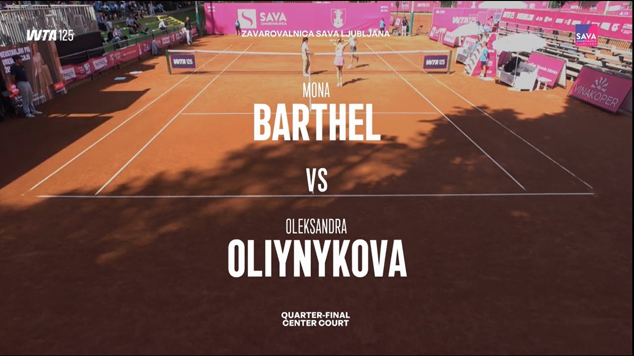 Mona Barthel (GER) vs Oleksandra Oliynykova (UKR) - Game, Set and Match Point