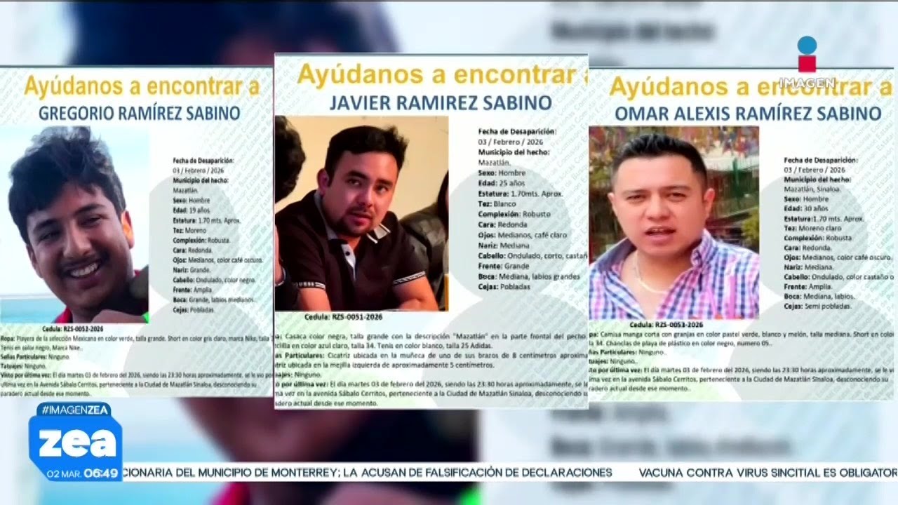 Han pasado 20 días de la desaparición de Óscar García Hernández y sus cuñados | Francisco Zea