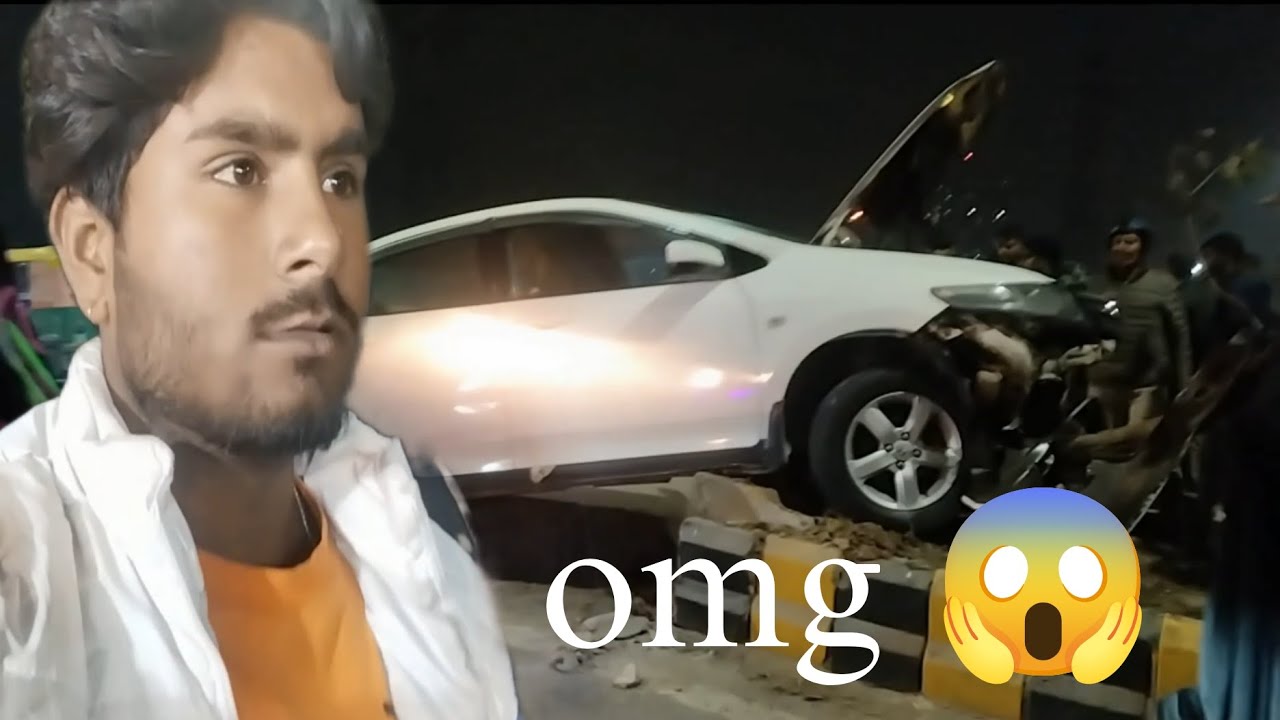 Ye Kya Ho Gya😱Car Accident 😲