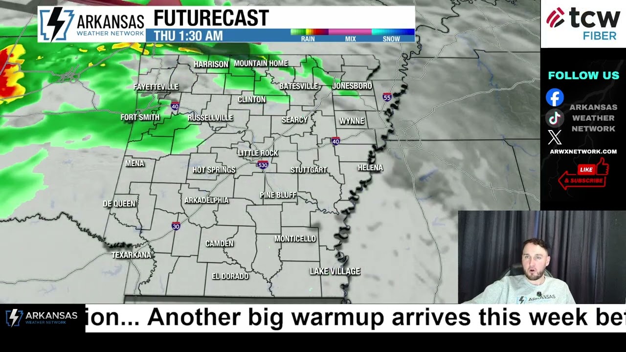 WARM & STORMS!