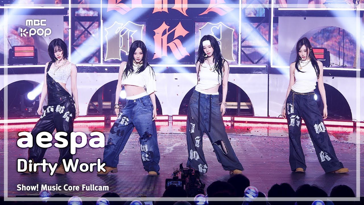 [#음중풀캠8K] aespa (에스파) &ndash; Dirty Work FullCam | 쇼! 음악중심 | MBC250712 | ENG/JPN Lyrics