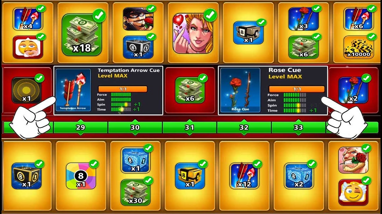 8 ball pool Unlock All Pool Pass 💪 In Only 5 hours