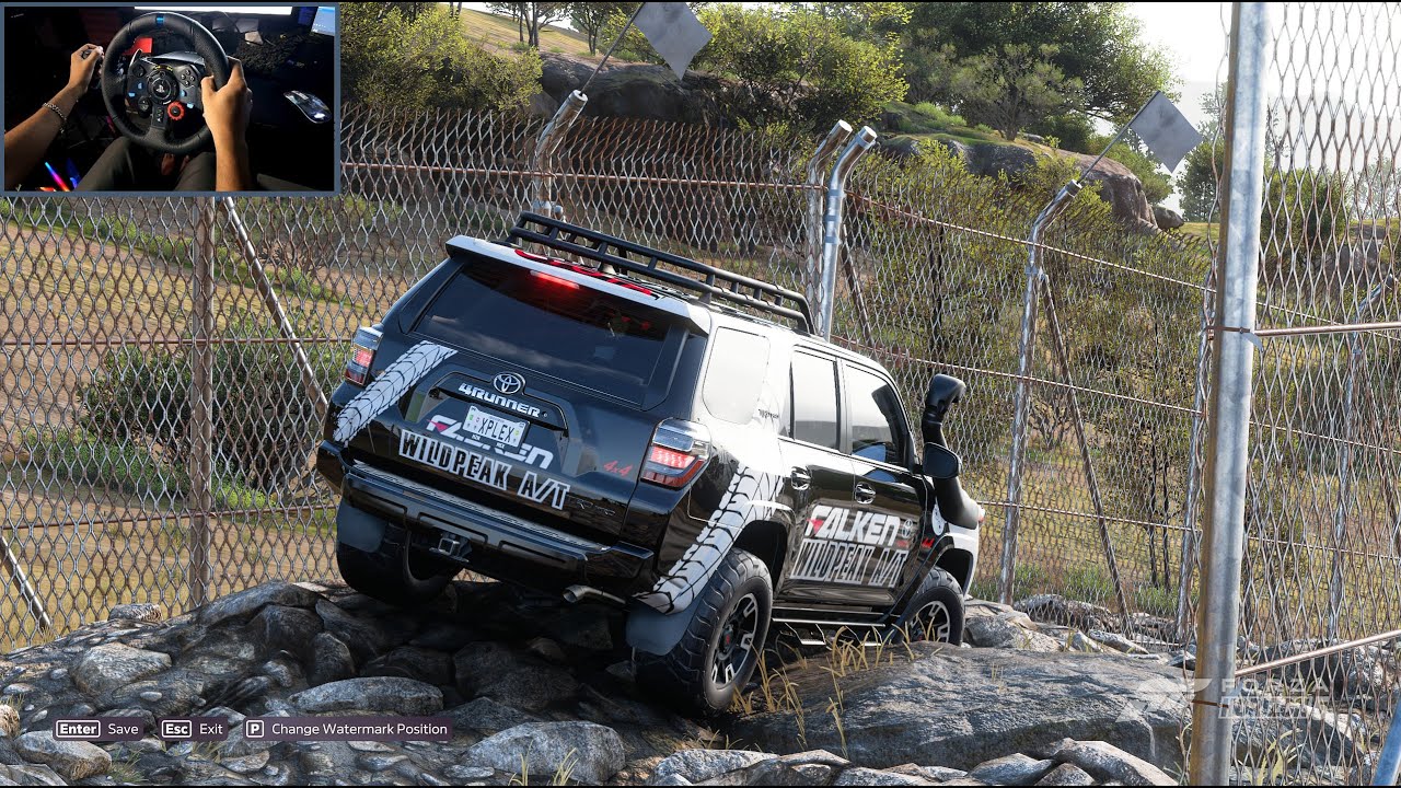 Toyota 4Runner 4x4 Rock Crawling | Forza Horizon 5 Logitech G29 Gameplay.