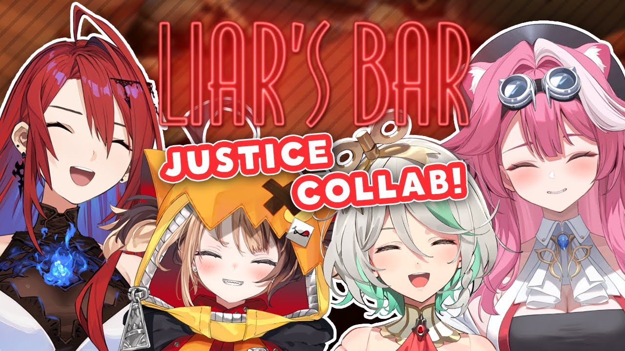 【COLLAB】LIAR'S BAR WITH JUSTICE! I would never lie to my beautiful ladies #holoJustice