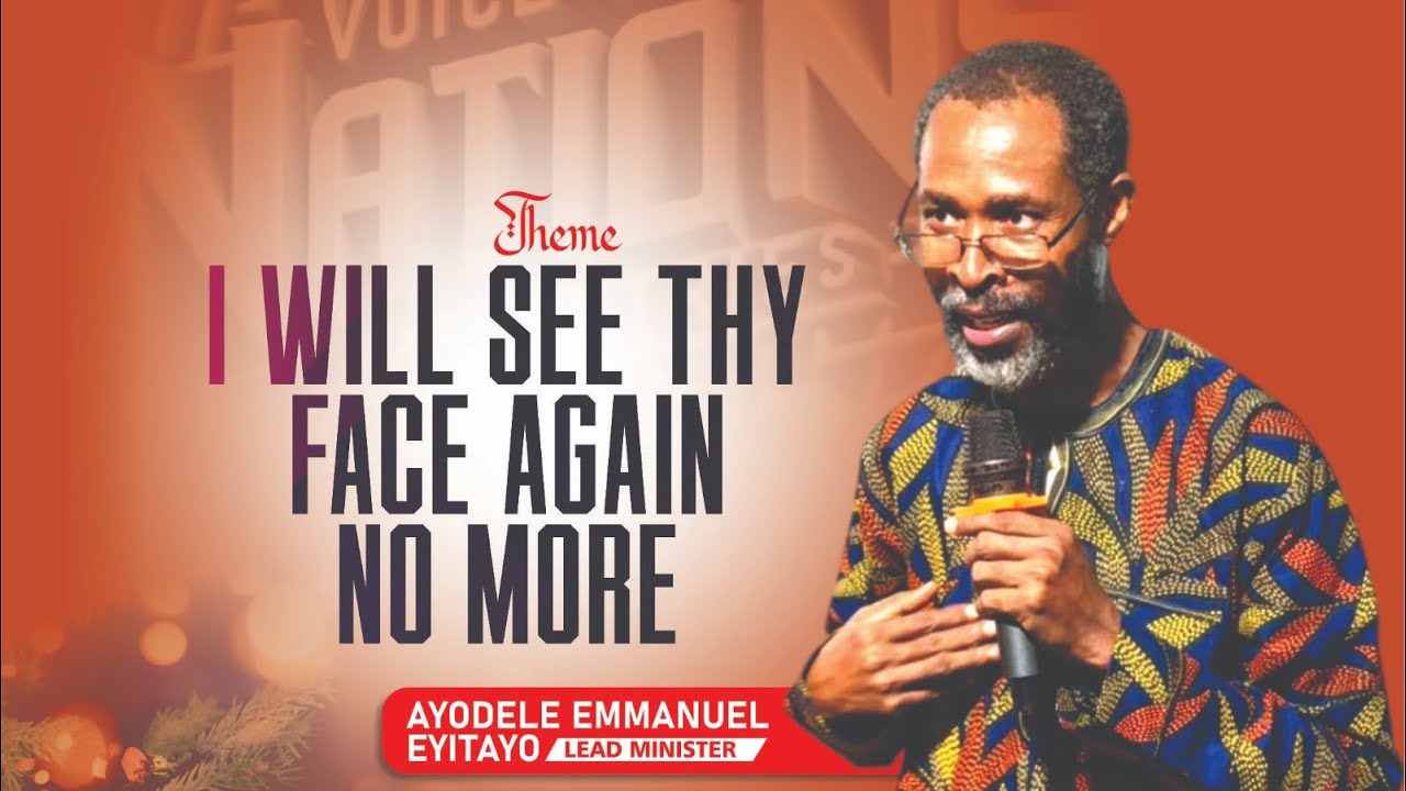 I WILL SEE THY FACE AGAIN NO MORE| SUNDAY SERVICE | 1ST FEB. 2026 | VOICE TO THE NATIONS MINISTRIES