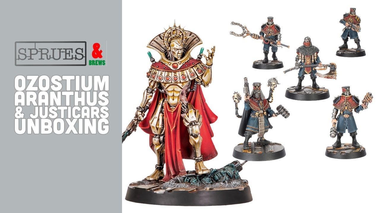 Распаковка и обзор Necromunda Ozostium Aranthius и Palanit Justicears