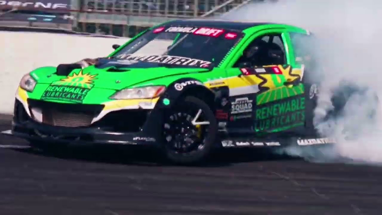 Retirement for the green monster FORMULA D  3 Rotor RX8 - KMR Rotary