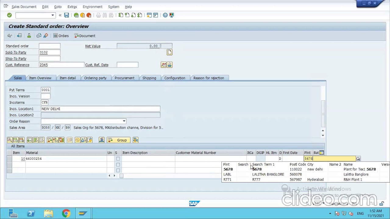 SAP TCODES - ORDER TO CASH