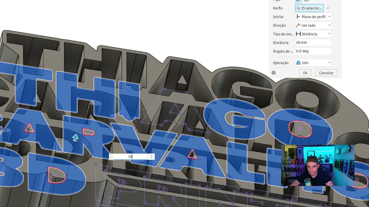 🎬 Projetando LOGOS para Impressão 3D
