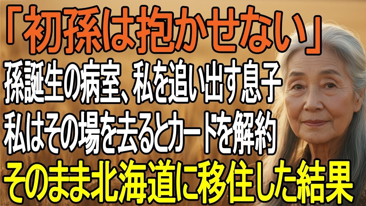 「孫は家族以外に抱かせません」病室から追い出された私…義両親だけ家族扱いする息子夫婦に怒った私は、家族カードを停止し北海道へ移住した