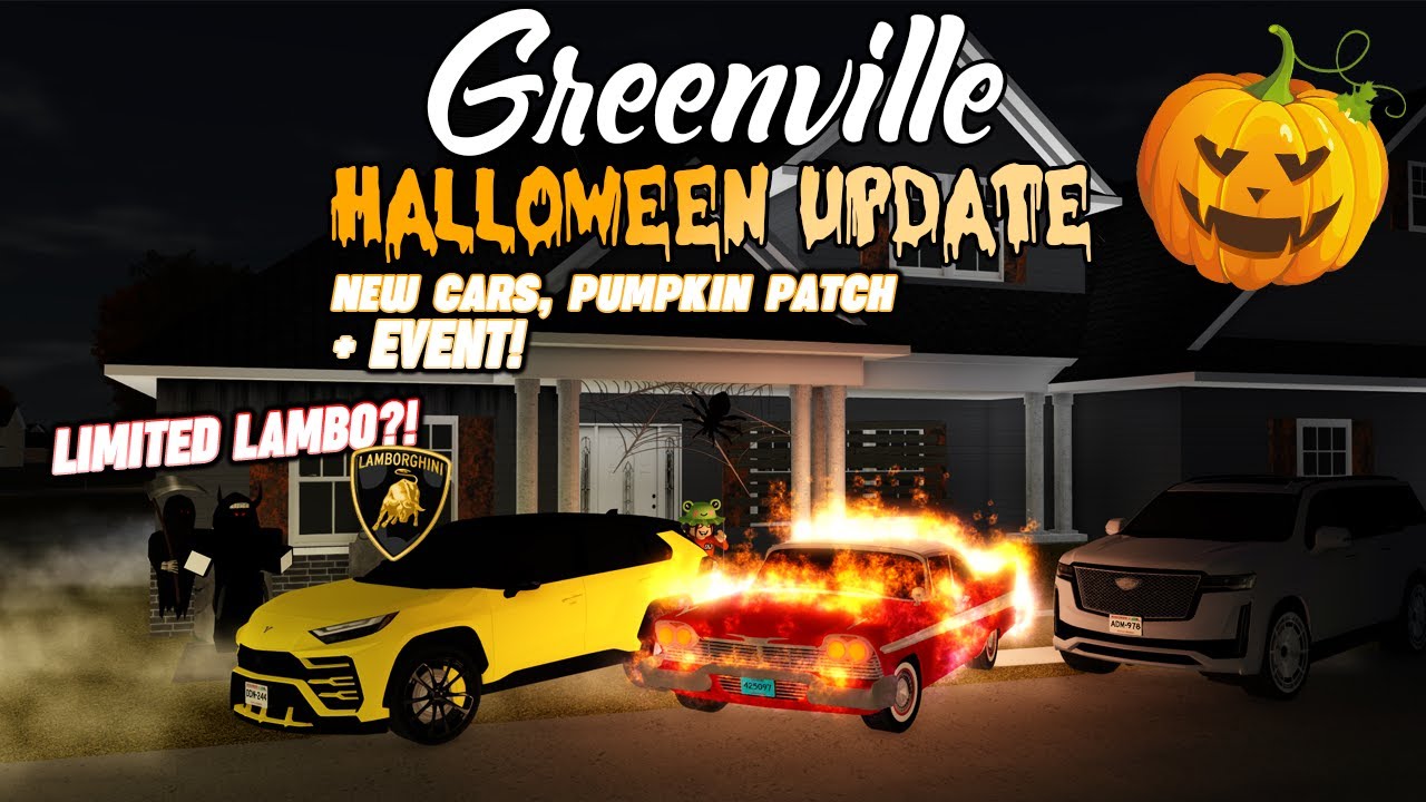 HUGE GV HALLOWEEN UPDATE!! (NEW CARS, LIMITEDS, EVENTS, & MORE!) || ROBLOX - Greenville