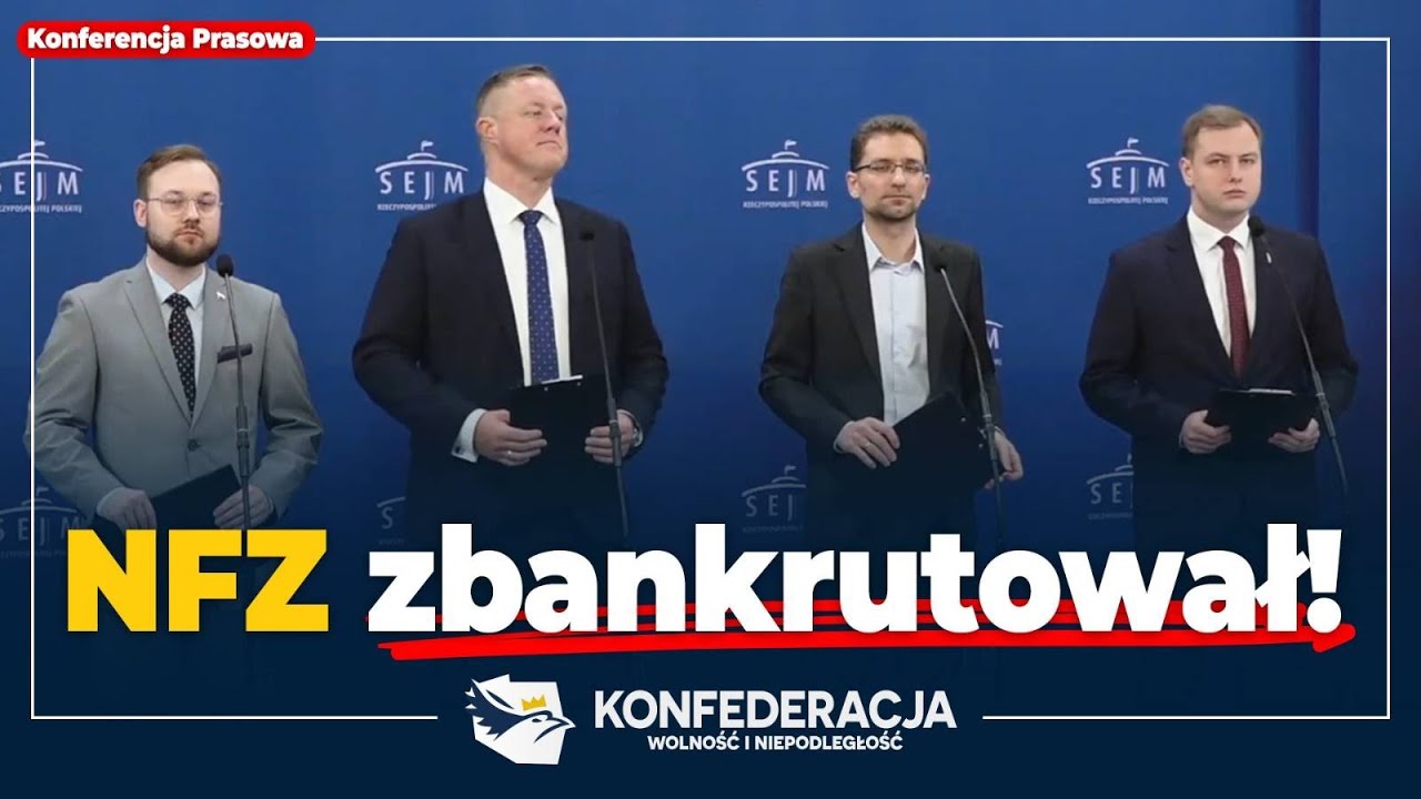 NFZ zbankrutowało! Żądamy reformy ochrony zdrowia! #NaŻywo #NFZ