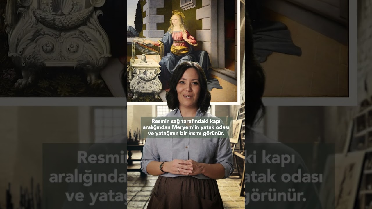 Leonardo da Vinci'nin Meryem'e Müjde Tablosu | #FoFiDoSa Sanat Eserleri Serisi #DikeyVideo
