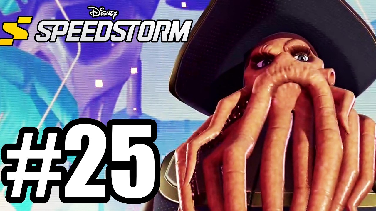 Disney Speedstorm Gameplay Walkthrough Part 25 - Pirates of the Caribbean Tour  (Davy Jones)
