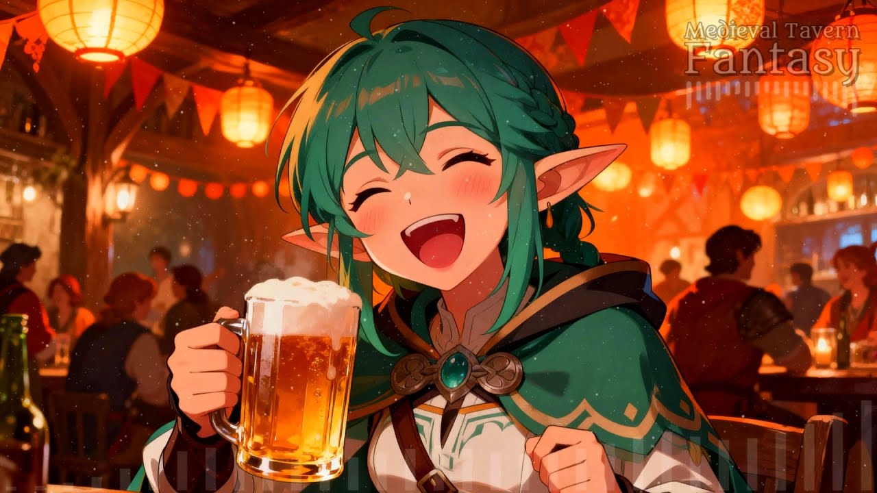 RELAXED FANTASY TAVERN • Relaxing Celtic Music for Deep Focus • Medieval Tavern Fantasy