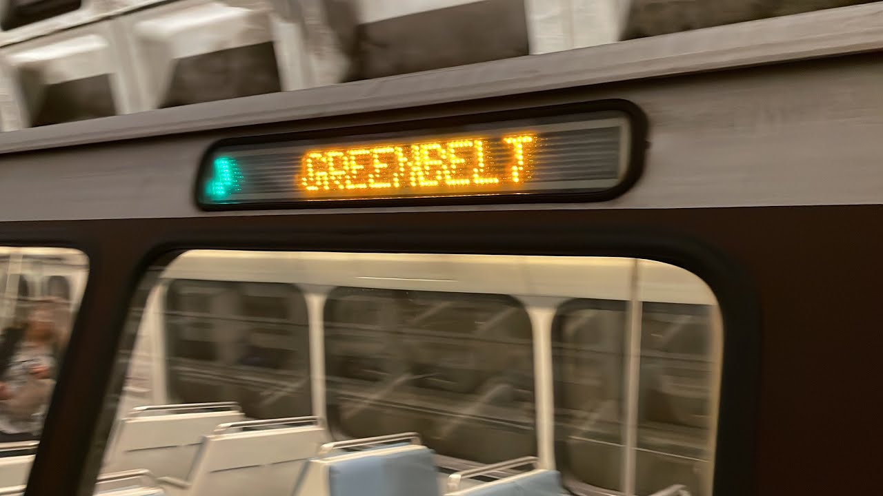 WMATA Subway: Breda 3k Series 🟢Green Line🟢 Train from Branch Av to Greenbelt