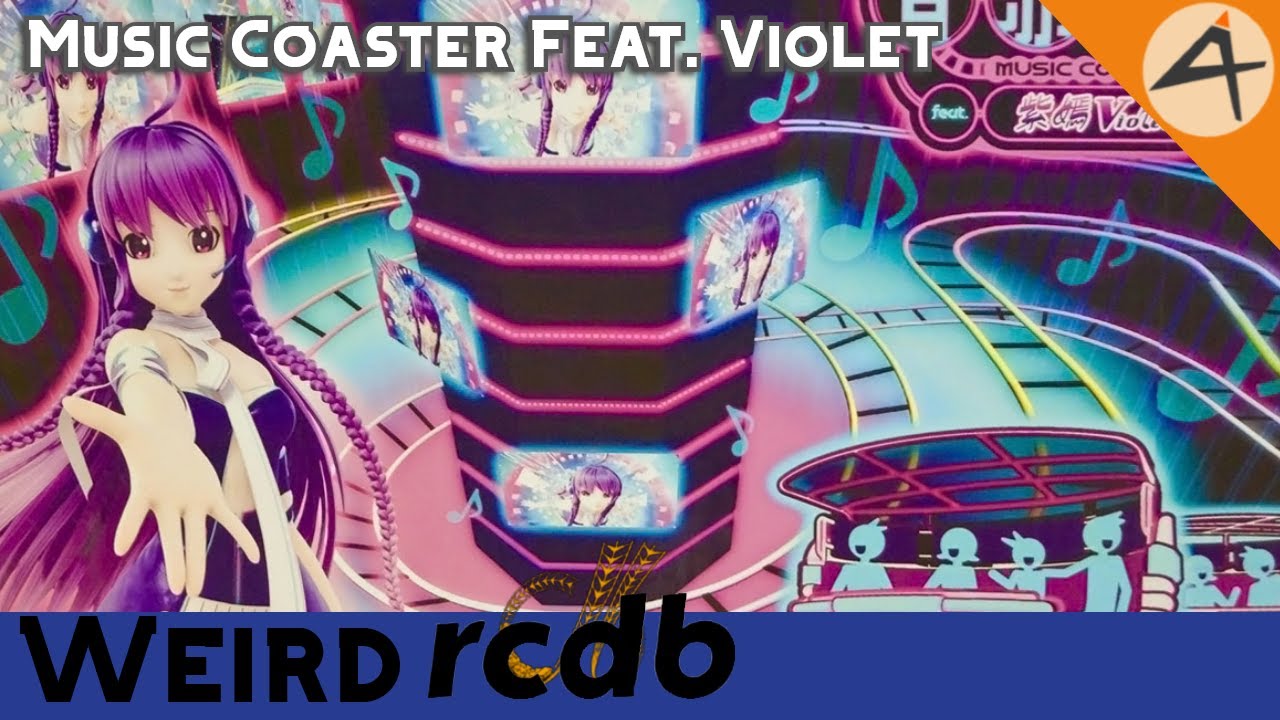 The Vocaloid Coaster - Music Coaster Feat. Violet, Joypolis Shanghai