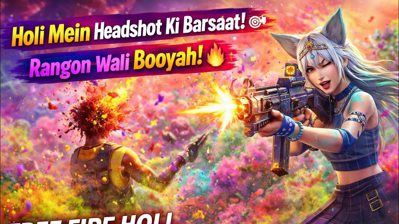 Rangon Wali Booyah 🔥 | Free Fire Holi Special