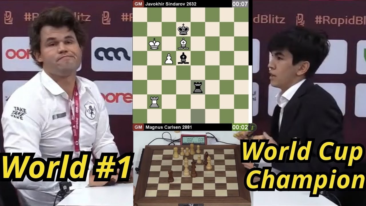 Epic Battle: Magnus Carlsen vs Sindarov | World No. 1 vs World Cup Champion | World Blitz 2025