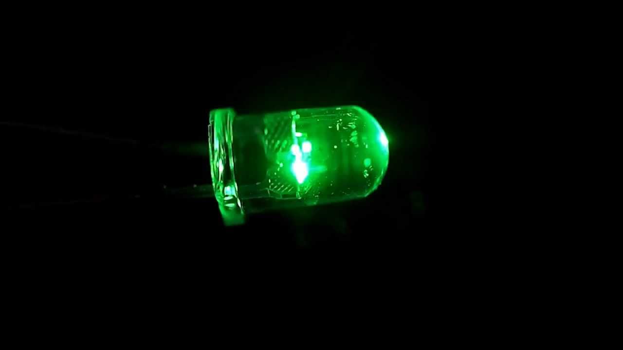 [ボントン]5&phi; 自己点滅LED 緑 デモ SELF BLINK LED 5mm Green Demo